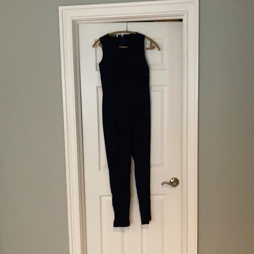 navy jumpsuit